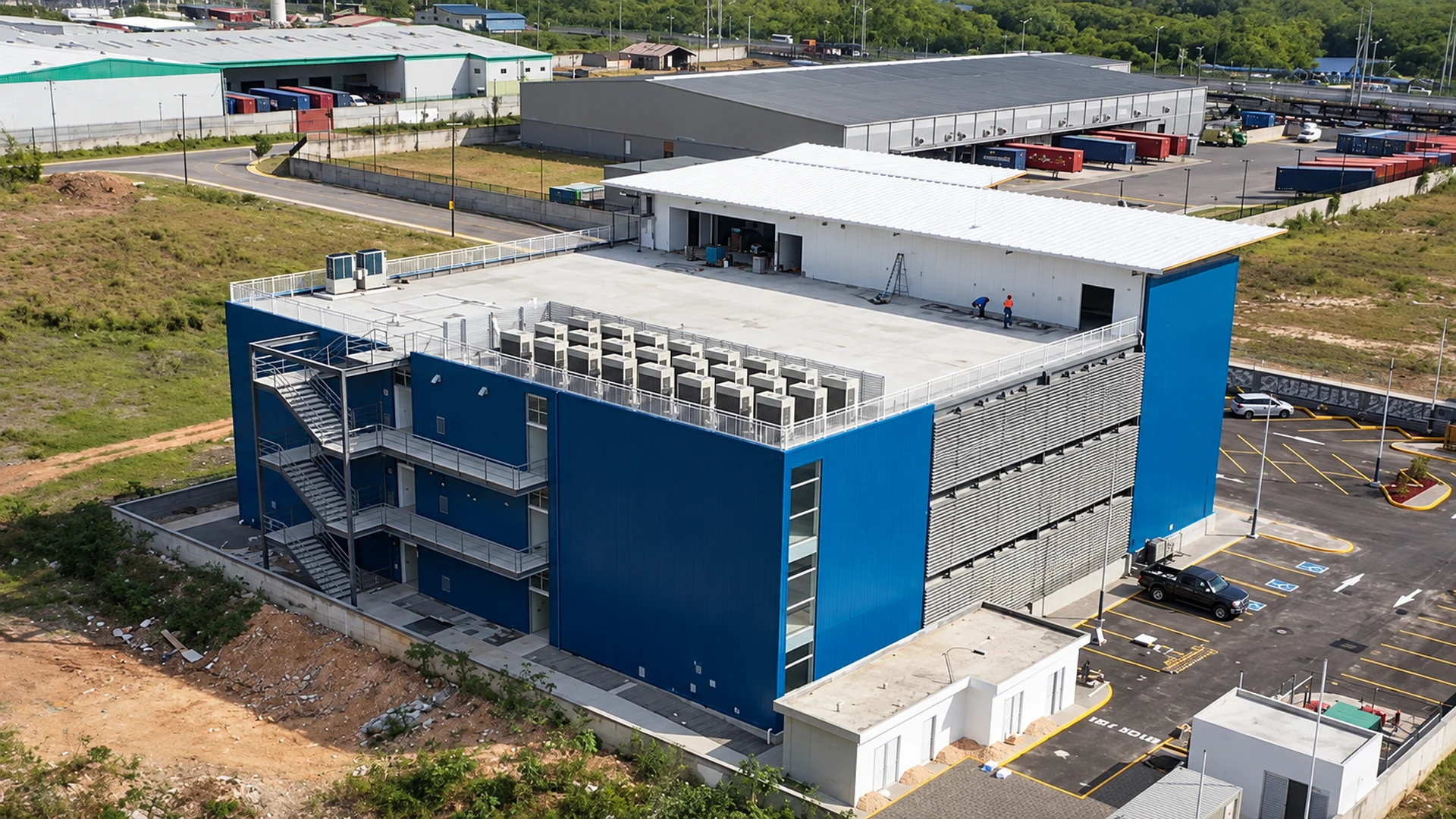 Multistory Steel Office Building
