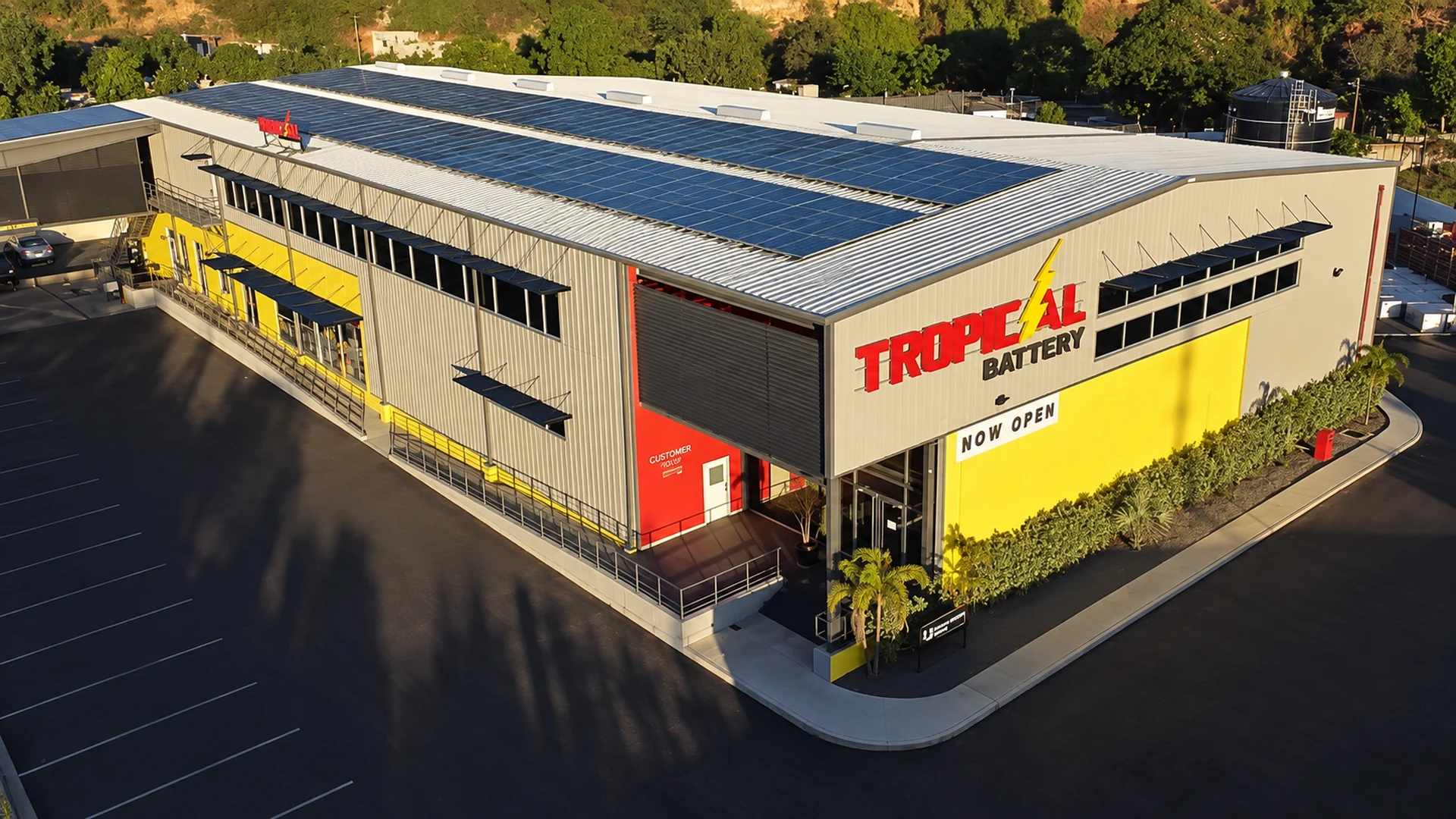Steel Building Showroom & Warehouse