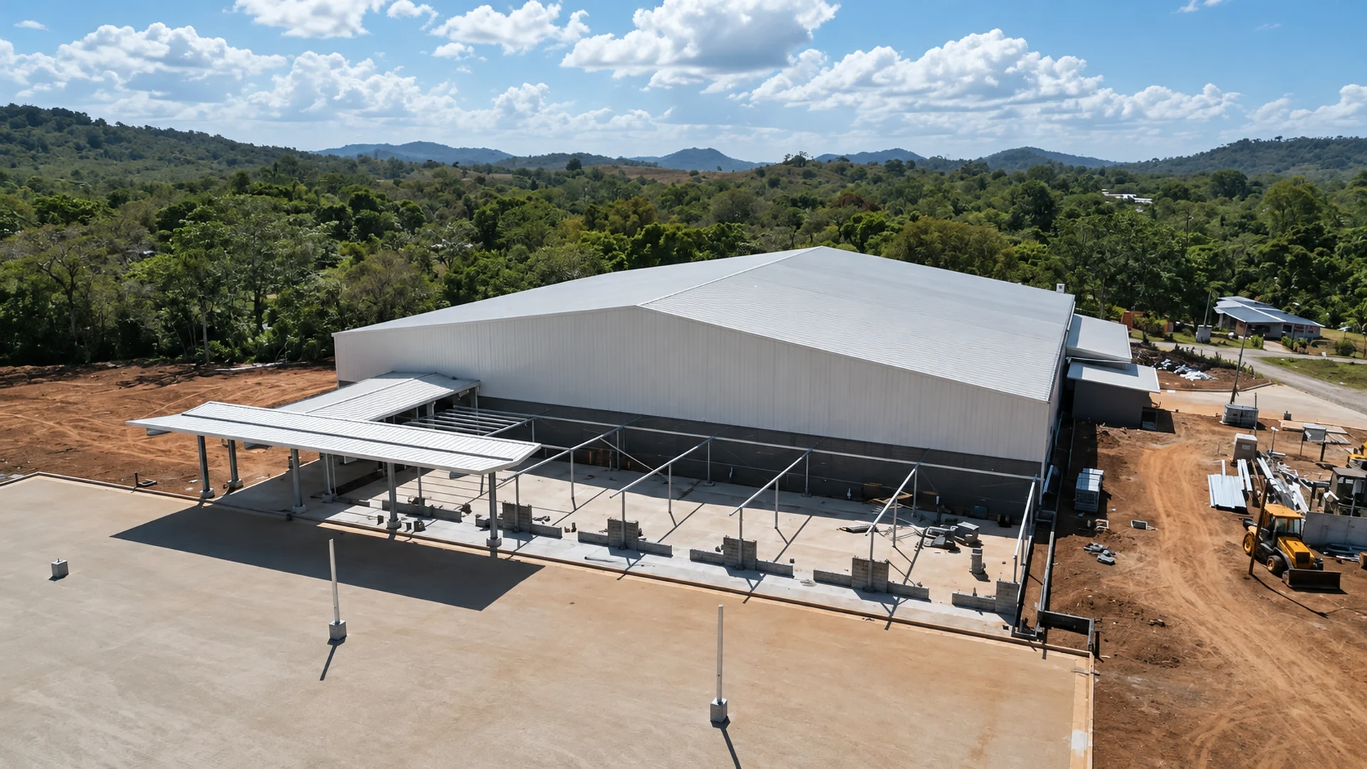 Build-to-suit Supermarket Structure