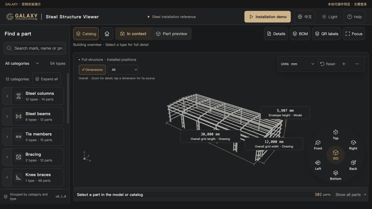 Component explorer